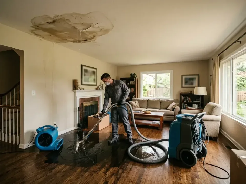 attic-pipe-burst-ceiling-drip-008 — frequently asked questions, Water Damage Restoration & Carpet Care in Alabaster, AL